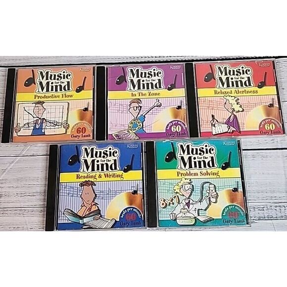 Music For The Mind 5 Beautiful Music CD's To Tune The Brain For Optimal Learning - Picture 1 of 14